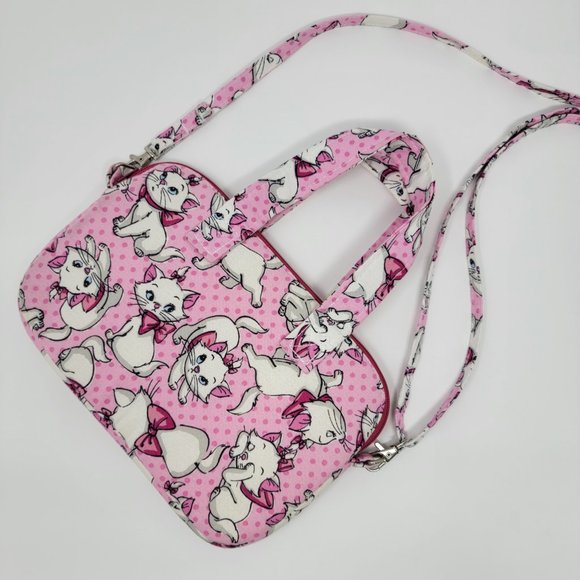 Handmade Custom Grab and Go Bag with Disney Marie Aristocats Fabric - Picture 7 of 12
